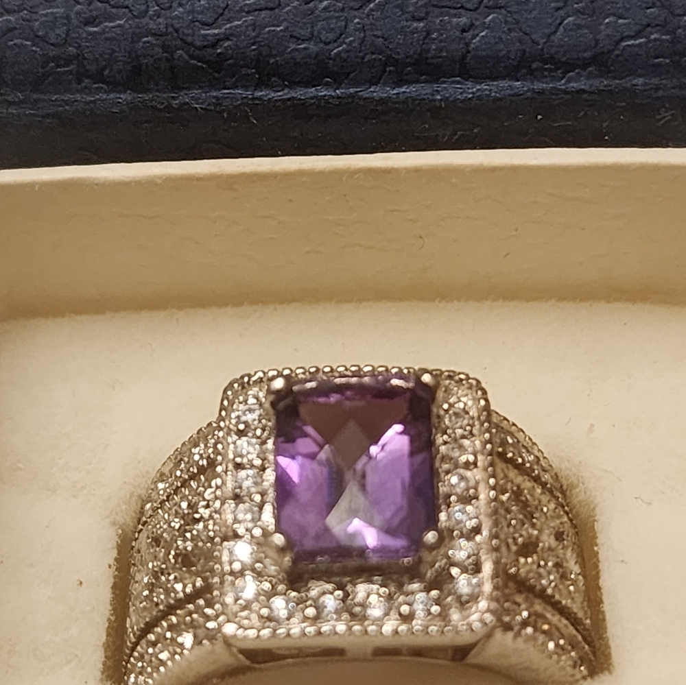 NIB AMETHYST RING - Picture 2 of 6